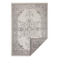 Pilkos ir kreminės spalvos dvipusis lauko kilimas NORTHRUGS Borbon, 120 x 170 cm