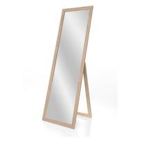 Pastatomas veidrodis su rudu rėmu Styler Sicilia, 46 x 146 cm