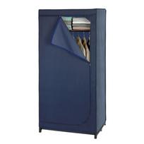 Wenko Business mėlyna medžiaginė spinta, aukštis 160 cm