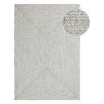 Baltas/smėlio spalvos lauko kilimas 150x80 cm - NORTHRUGS