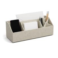 Iš kartono biuro organizatorius kanceliarinėms prekėms Elisa Canvas Paper Laminate – Bigso