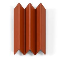 Terakotos spalvos iš metalo sieninė lentyna 13 cm Sensu – Spinder Design