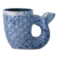 Iš akmens masės vaza mėlynos spalvos (aukštis 12 cm) Ariella – Bloomingville