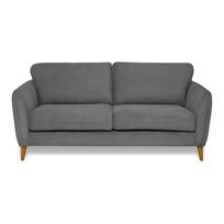 Iš kordinio velveto sofa tamsiai pilkos spalvos 170 cm Paris – Scandic