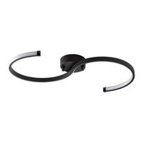 Lubinis šviestuvas juodos spalvos LED 25x10 cm Es – Opviq lights