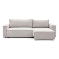 Sulankstoma kampinė sofa smėlio spalvos (modulinė) Nihad – Bobochic Paris