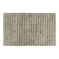 Alyvuogių žalios spalvos medvilninis vonios kambario kilimėlis Zone Tiles, 80 x 50 cm