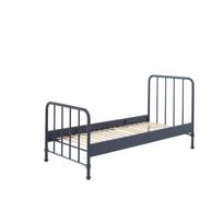 Vaikiška lova iš metalo tamsiai mėlynos spalvos 90x200 cm BRONXX – Vipack