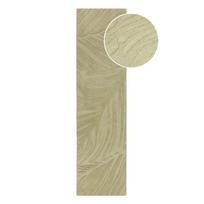 Žalias vilnonis kilimas 60x230 cm Lino Leaf - Flair Rugs