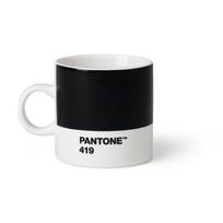 Juodos spalvos puodelis Pantone Espresso, 120 ml