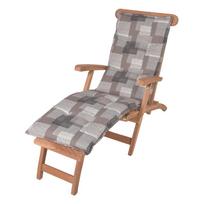 Sodo kėdės paminkštinimas pilkos spalvos šezlongui 52x170 cm Stoke – Sun Garden