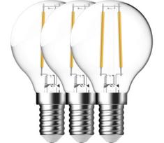 Nordlux - KOMPLEKTAS 3x LED elektros lemputė FILAMENT G45 E14/4W/230V 4000K