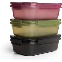 Smartshake Food Storage Container 800 ml. (indas maistui) - Black spalva