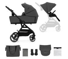 KINDERKRAFT SELECT - Kombinuotas vežimėlis 2in1 YOXI Moonlight pilka