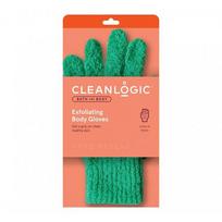 Cleanlogic Šveičiamosios kūno pirštinės Bath - Body Exfoliating Body Gloves 1 pora, Emerald