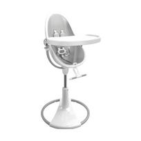 Maitinimo kėdutė BLOOM FRESCO CHROME WHITE + sidabrinis įdėklas