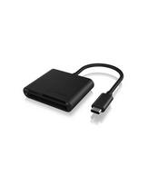 ICY BOX IB-CR301-C3 card reader, USB 3.2 Gen 1 (3.1 Gen 1), Type-C, Black