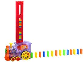 Domino Locomotive dėlionės kaladėlės 80 vnt