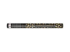 Konfeti patranka Žvaigždutės, aukso spalvos, 60 cm, 1 vnt