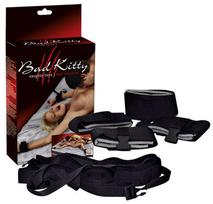 Sekso prekių rinkinys Bed Shackles Bad Kitty, 4 vnt.