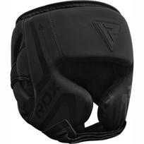 RDX Muay Thai galvos apsauga - T15 Noir - didelė - juoda - oda - HGR-T15MB-L