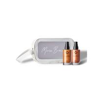 Kelioninis rinkinys Marie Brocart Solari Travel Set MAR08640, sudaro: drėkinamasis kūno aliejus 50 ml, losjonas kūnui po deginimosi 50 ml, kosmetinė