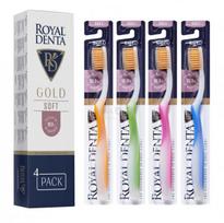 ROYAL DENTA minkštas dantų šepetėlis GOLD SOFT N4