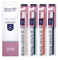 ROYAL DENTA ypač minkštas dantų šepetėlis SILVER SUPER SOFT N4
