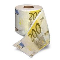 Tualetinio popieriaus ritinys 200 eurų banknotas