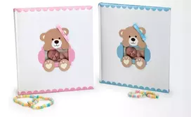 Albumas  KPH FA-910 Baby's Loop 29x32 60psl | vaikiškas | kampučiai/lipdukai | max 10x15 240 | viršelyje keičiama nuotrauka**