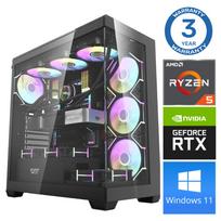 INTOP Ryzen 5 7500F 16GB DDR5 1TB SSD M.2 NVME RTX 5060 8GB WIN11 Pro