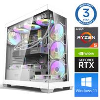 INTOP Ryzen 5 7500F 64GB DDR5 1TB SSD M.2 NVME RTX 5060 8GB WIN11