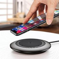Baseus Whirlwind Wireless Fast Charger with Built-in Fan and Qi Compatibility for Smartphones – Black