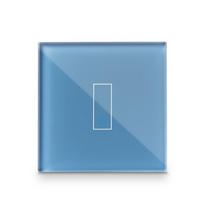 Iotty Smart Switch Faceplate, 1-gang - Cyan