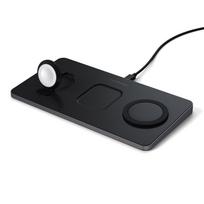Satechi Trio Wireless Charging Pad, 3-in-1 Qi Charging Station for iPhone, Apple Watch, and AirPods