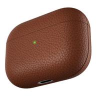 KeyBudz PodSkinz Artisan Series Leather Case for AirPods Pro - Natural Brown