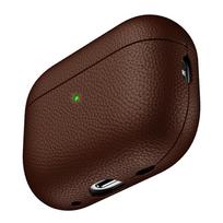 KeyBudz Artisan Series Leather Case for AirPods Pro – Natural Brown