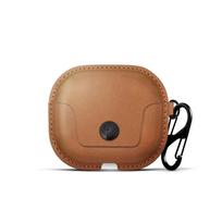Twelve South AirSnap leather cover for Apple AirPods (3rd generation) + Wireless Charging Case - Cognac