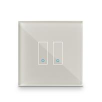 Iotty Smart Switch Faceplate, 2-gang - Beige