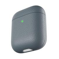 KeyBudz PodSkinz Artisan Series Leather Case for AirPods 3 - Slate