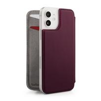 Twelve South SurfacePad for iPhone 12 Mini Ultra-slim MagSafe leather wallet case for iPhone 12 Mini - Plum