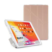 PIPETTO iPad 10.2" Metallic Origami Case with TPU Back – Rose Gold