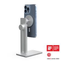 Just Mobile AluDisc Pro iPhone Stand (MagSafe Version) - Silver