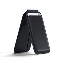 Satechi Magnetic Wallet Stand – MagSafe Vegan Leather iPhone Wallet Stand for Four Cards with Foldable Display Stand