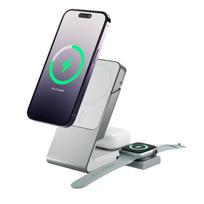 ALOGIC Matrix 3-in-1 Magnetic Charging Dock with Apple Watch Charger – White