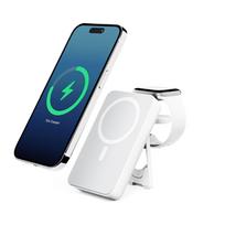 ALOGIC Lift 4-in-1 MagSafe Compatible Wireless Charging 10,000mAh Power Bank - White