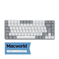 Satechi SM1 Slim Mechanical Backlit Bluetooth Keyboard - Nordic Layout - Light Gray