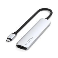 Satechi USB-C Multiport Adapter, 6-in-1 – A slim 6-port USB-C hub featuring 4K HDMI, Ethernet, PD charging, and high-speed data transfer