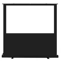 Maclean Portable Projection Screen, Compact, Floor-Standing, 80", 16:10, MC-212