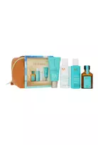 Set Moroccanoil Travel Kit Hydration Shampoo 70ml + Conditioner 70ml + Treatment 25ml + Hand Cream 40ml + Pouch